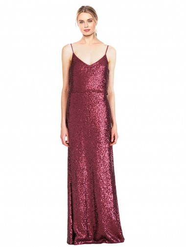 Sleeveless Burgundy A-Line Halter Neck Formal Evening Dress UK Factory