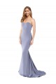 Sleeveless Smoke Blue Low Back Mermaid Sweetheart Formal Evening Dress