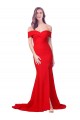 Sleeveless Red Mermaid Sweetheart Evening Dress