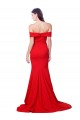 Sleeveless Red Mermaid Sweetheart Evening Dress